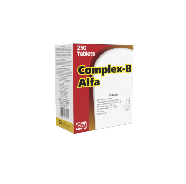 B-COMPLEX ALFA Tablet BOX X 250 TABLETS